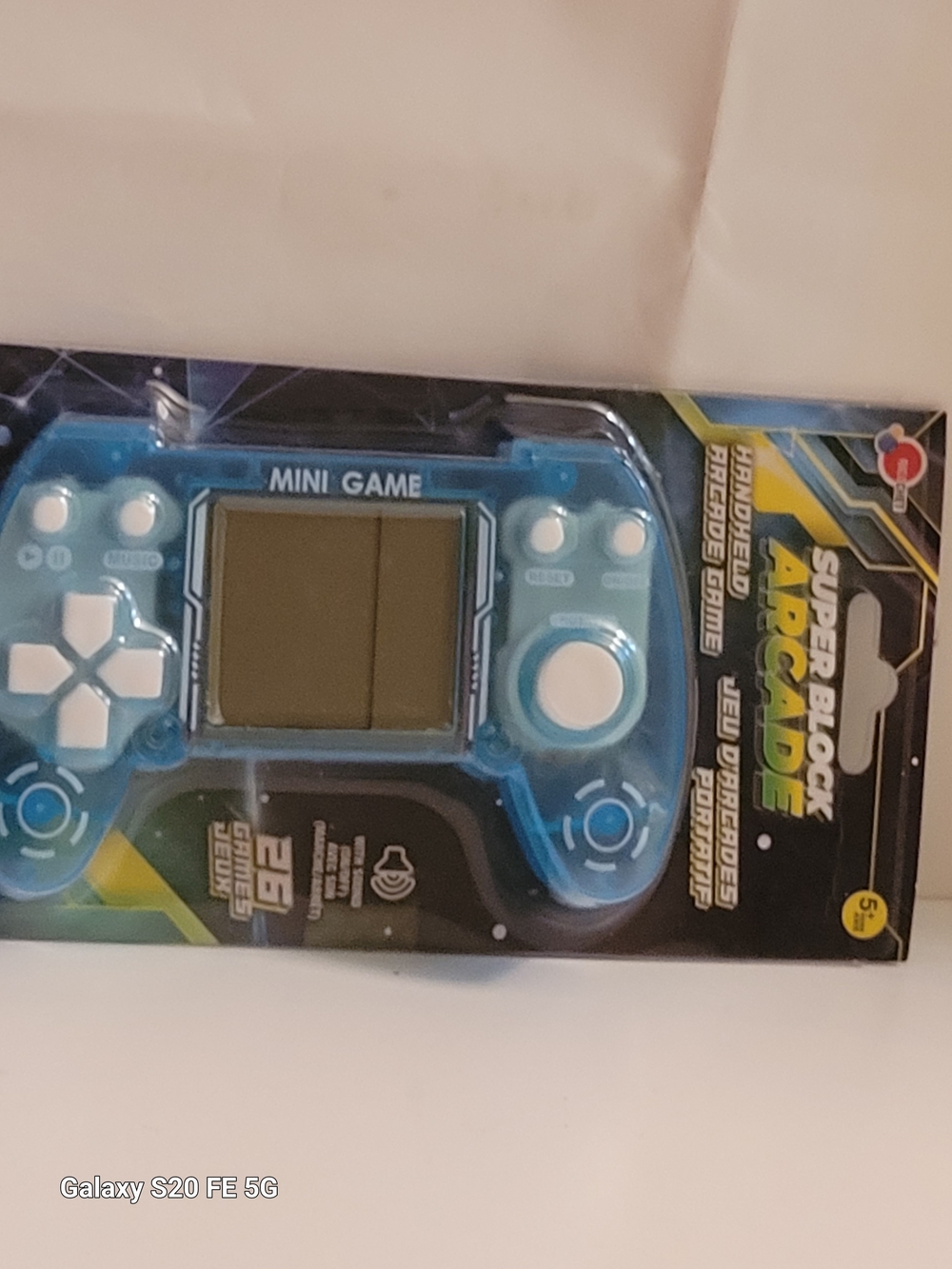 Mini Handheld Retro Game Console - Blue